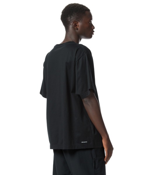 uniform experiment(ユニフォームエクスペリメント)の「S/S AUTHENTIC WARP LOGO WIDE TEE(Tシャツ/カットソー・メンズ・ホワイト/ブラック/グリーン・1/2/3/4)」の6枚目の写真