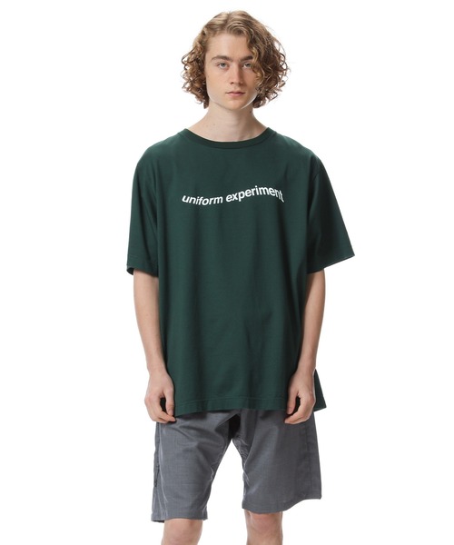 uniform experiment(ユニフォームエクスペリメント)の「S/S AUTHENTIC WARP LOGO WIDE TEE(Tシャツ/カットソー・メンズ・ホワイト/ブラック/グリーン・1/2/3/4)」の15枚目の写真