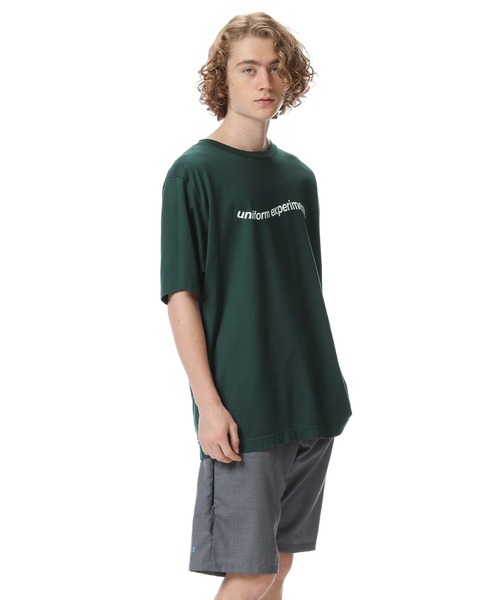 uniform experiment(ユニフォームエクスペリメント)の「S/S AUTHENTIC WARP LOGO WIDE TEE(Tシャツ/カットソー・メンズ・ホワイト/ブラック/グリーン・1/2/3/4)」の17枚目の写真