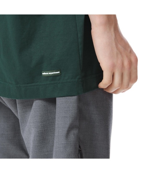 uniform experiment(ユニフォームエクスペリメント)の「S/S AUTHENTIC WARP LOGO WIDE TEE(Tシャツ/カットソー・メンズ・ホワイト/ブラック/グリーン・1/2/3/4)」の19枚目の写真
