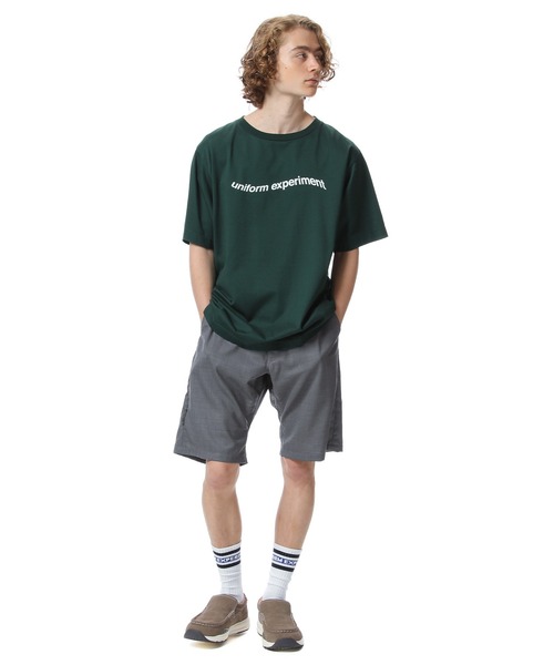 uniform experiment(ユニフォームエクスペリメント)の「S/S AUTHENTIC WARP LOGO WIDE TEE(Tシャツ/カットソー・メンズ・ホワイト/ブラック/グリーン・1/2/3/4)」の22枚目の写真