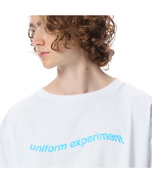 uniform experiment(ユニフォームエクスペリメント)の「S/S AUTHENTIC WARP LOGO WIDE TEE(Tシャツ/カットソー・メンズ・ホワイト/ブラック/グリーン・1/2/3/4)」の13枚目の写真