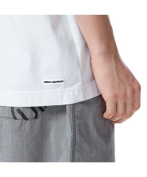 uniform experiment(ユニフォームエクスペリメント)の「S/S AUTHENTIC WARP LOGO WIDE TEE(Tシャツ/カットソー・メンズ・ホワイト/ブラック/グリーン・1/2/3/4)」の14枚目の写真