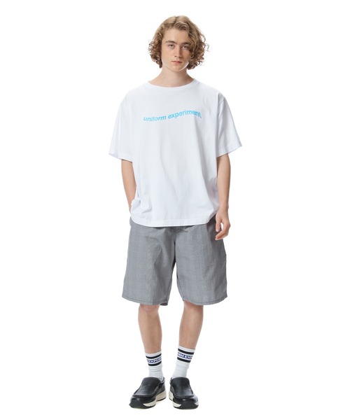 uniform experiment(ユニフォームエクスペリメント)の「S/S AUTHENTIC WARP LOGO WIDE TEE(Tシャツ/カットソー・メンズ・ホワイト/ブラック/グリーン・1/2/3/4)」の21枚目の写真