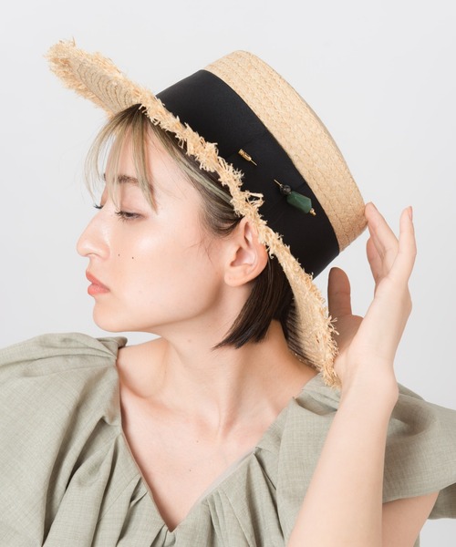 LAYMEE（レイミー）の「Abio hat / アビオハット（ハット・レディース・ナチュラル・FREE）」の2枚目の写真