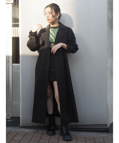 EVRIS(エヴリス)の「チェーンベルトミニスカート【セットアップ着用可能】(スカート・レディース・ブラック/ベージュ/グリーン・SMALL/MEDIUM)」の21枚目の写真