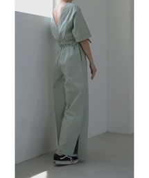 LA PEAU DE GEM | 【la peau de gem.】バックカシュクールオールインワン(つなぎ/オールインワン)