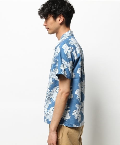 Denime(ドゥニーム)の「INDIGO ALOHA SHIRTS(シャツ/ブラウス・メンズ・ライトインディゴブルー/インディゴブルー・MEDIUM/LARGE/SMALL)」の9枚目の写真