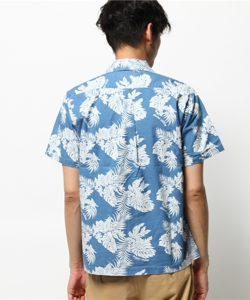 Denime(ドゥニーム)の「INDIGO ALOHA SHIRTS(シャツ/ブラウス・メンズ・ライトインディゴブルー/インディゴブルー・MEDIUM/LARGE/SMALL)」の10枚目の写真