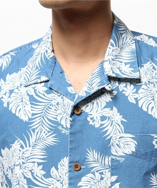 Denime(ドゥニーム)の「INDIGO ALOHA SHIRTS(シャツ/ブラウス・メンズ・ライトインディゴブルー/インディゴブルー・MEDIUM/LARGE/SMALL)」の11枚目の写真