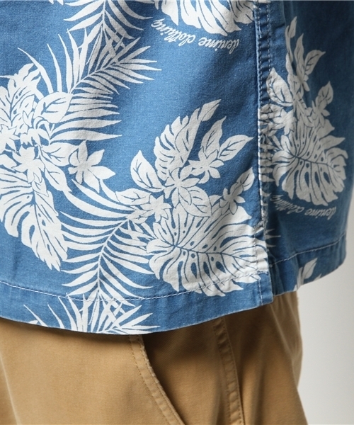Denime(ドゥニーム)の「INDIGO ALOHA SHIRTS(シャツ/ブラウス・メンズ・ライトインディゴブルー/インディゴブルー・MEDIUM/LARGE/SMALL)」の5枚目の写真