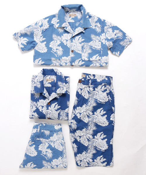 Denime(ドゥニーム)の「INDIGO ALOHA SHIRTS(シャツ/ブラウス・メンズ・ライトインディゴブルー/インディゴブルー・MEDIUM/LARGE/SMALL)」の21枚目の写真