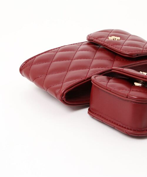 MONICA（モニカ）の「キルティングマルチミニショルダー（ショルダーバッグ・レディース・ワイン/ブラック/ホワイト・FREE）」の7枚目の写真