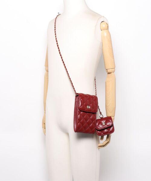 MONICA（モニカ）の「キルティングマルチミニショルダー（ショルダーバッグ・レディース・ワイン/ブラック/ホワイト・FREE）」の5枚目の写真