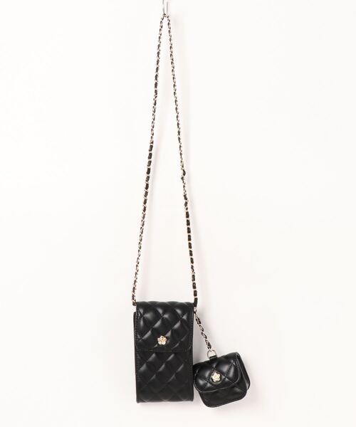 MONICA（モニカ）の「キルティングマルチミニショルダー（ショルダーバッグ・レディース・ワイン/ブラック/ホワイト・FREE）」の14枚目の写真