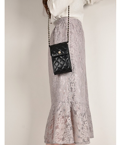 MONICA（モニカ）の「キルティングマルチミニショルダー（ショルダーバッグ・レディース・ワイン/ブラック/ホワイト・FREE）」の18枚目の写真