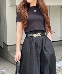 エンブレム刺繍Tシャツ