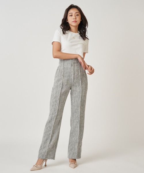 ROYAL PARTY（ロイヤルパーティー）の「エンブレム刺繍Tシャツ（Tシャツ/カットソー・レディース・ベージュ/ブラック/イエロー/オフホワイト・FREE）」の14枚目の写真