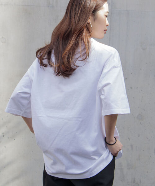 GLOSTER（グロスター）の「【RICHARD VERGEZ/リチャード・ヴェルゲス】コラージュアートフリンジTシャツ（Tシャツ/カットソー・メンズ・ホワイト系その他/ホワイト系その他2・MEDIUM/LARGE）」の5枚目の写真