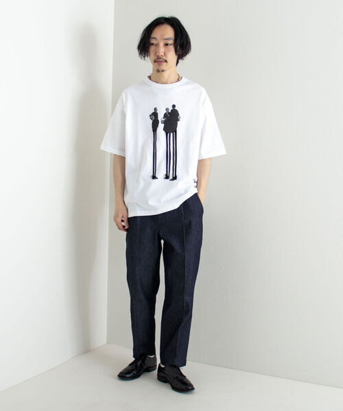 GLOSTER（グロスター）の「【RICHARD VERGEZ/リチャード・ヴェルゲス】コラージュアートフリンジTシャツ（Tシャツ/カットソー・メンズ・ホワイト系その他/ホワイト系その他2・MEDIUM/LARGE）」の14枚目の写真