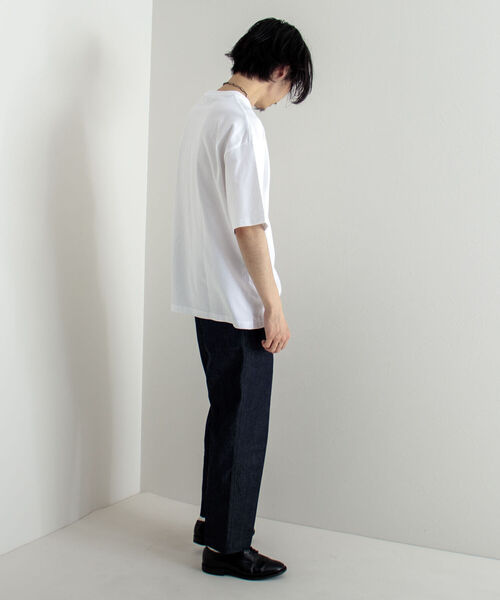 GLOSTER（グロスター）の「【RICHARD VERGEZ/リチャード・ヴェルゲス】コラージュアートフリンジTシャツ（Tシャツ/カットソー・メンズ・ホワイト系その他/ホワイト系その他2・MEDIUM/LARGE）」の15枚目の写真