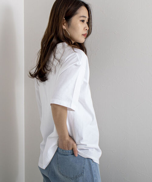 GLOSTER（グロスター）の「【RICHARD VERGEZ/リチャード・ヴェルゲス】コラージュアートフリンジTシャツ（Tシャツ/カットソー・メンズ・ホワイト系その他/ホワイト系その他2・MEDIUM/LARGE）」の18枚目の写真