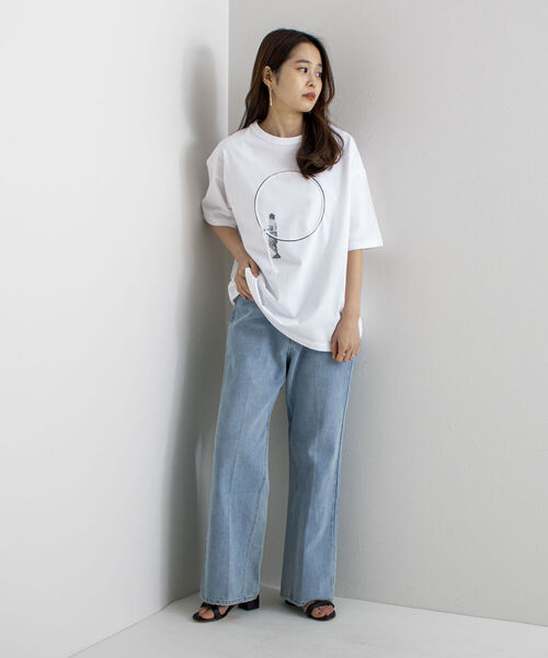 GLOSTER（グロスター）の「【RICHARD VERGEZ/リチャード・ヴェルゲス】コラージュアートフリンジTシャツ（Tシャツ/カットソー・メンズ・ホワイト系その他/ホワイト系その他2・MEDIUM/LARGE）」の22枚目の写真