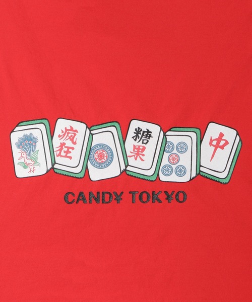 Candy Stripper（キャンディストリッパー）の「CANDY TOKYO BIG Tシャツ（Tシャツ/カットソー・レディース・レッド/オフホワイト/ブラック・2）」の15枚目の写真