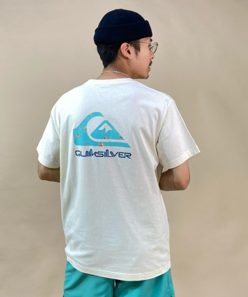 Quiksilver（クイックシルバー）の「QUIKSILVER/クイックシルバー SIMPLEPLEASURE MW ST Tシャツ/カットソー/半袖 海/波/サーフ/海水浴/リゾート QST222606M（Tシャツ/カットソー・メンズ・ブラック/グレー/ホワイト・M/L/XL）」の2枚目の写真