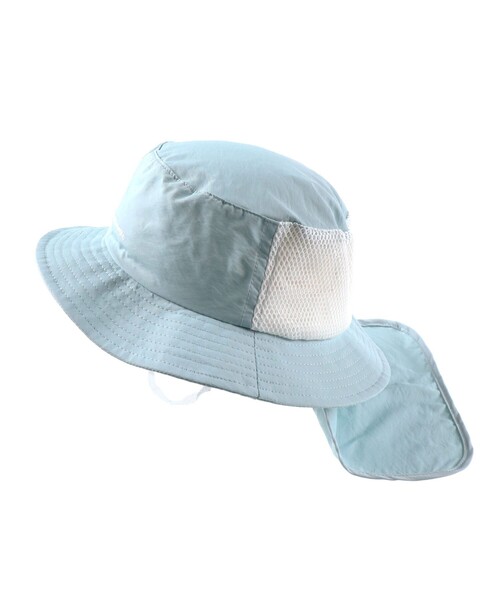 BRANSHES（ブランシェス）の「メッシュバケット（ハット・キッズ・ピンク/サックスブルー/ブルー・54cm/56cm/52cm/50cm）」の2枚目の写真