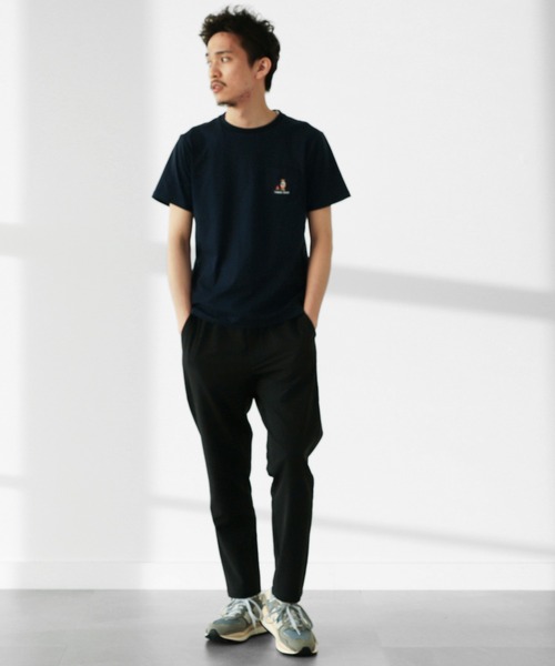 BEAMS HEART（ビームスハート）の「【ユニセックス】タキビ ベアー ポケット Tシャツ（Tシャツ/カットソー・メンズ・ホワイト/ネイビー/ブルー系その他・SMALL/MEDIUM/LARGE/X-LARGE）」の8枚目の写真