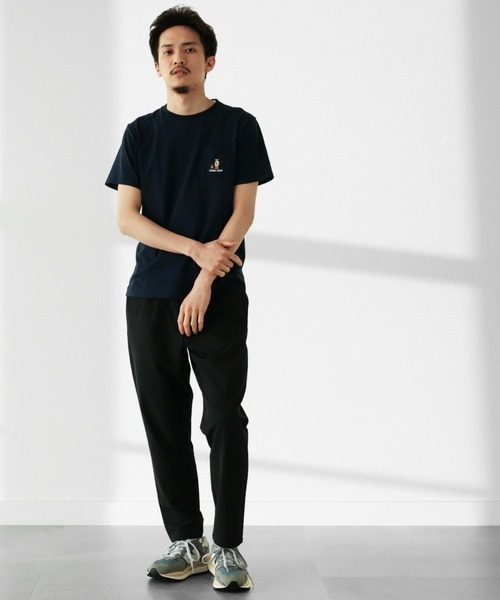 BEAMS HEART（ビームスハート）の「【ユニセックス】タキビ ベアー ポケット Tシャツ（Tシャツ/カットソー・メンズ・ホワイト/ネイビー/ブルー系その他・SMALL/MEDIUM/LARGE/X-LARGE）」の9枚目の写真