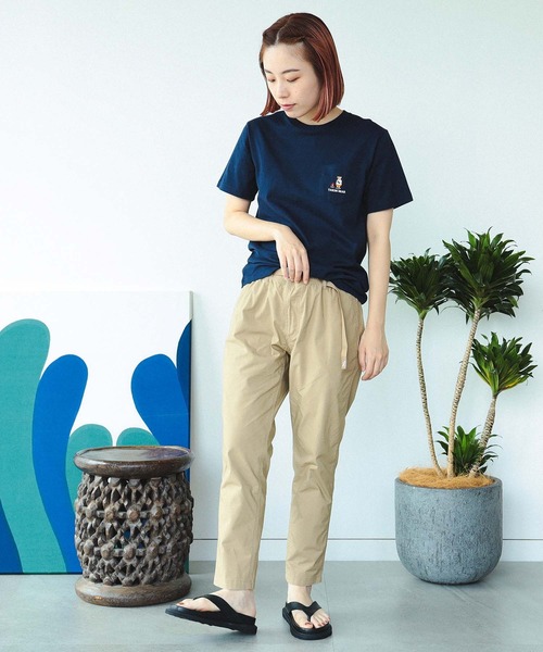 BEAMS HEART（ビームスハート）の「【ユニセックス】タキビ ベアー ポケット Tシャツ（Tシャツ/カットソー・メンズ・ホワイト/ネイビー/ブルー系その他・SMALL/MEDIUM/LARGE/X-LARGE）」の16枚目の写真