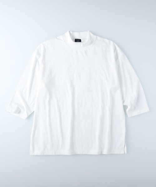 BACK NUMBER(バックナンバー)の「【BACK NUMBER】7分ハーフジップレイヤード(Tシャツ/カットソー・メンズ・グレー/グリーン/ネイビー・L/XL/M)」の15枚目の写真