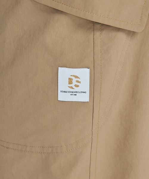 DOUBLE STANDARD CLOTHING（ダブルスタンダードクロージング）の「タスランタイプライターオールインワン（サロペット/オーバーオール・レディース・ブラック/ベージュ・38/36）」の3枚目の写真