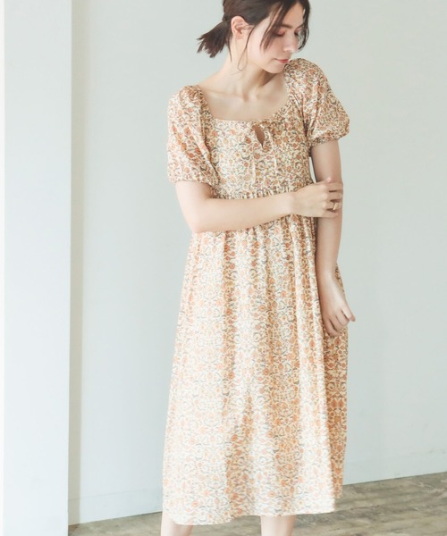 B Ming Store By By Beams オーガニックコットン ワンピース ドレス ワンピース By 22ss ワンピース フラワープリント