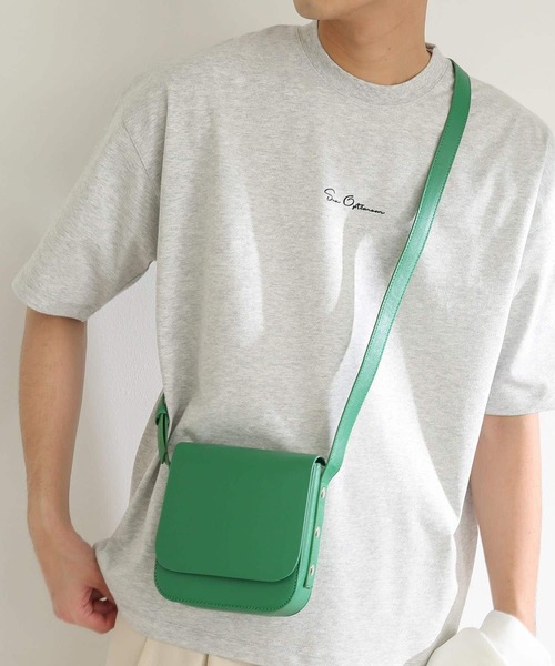 SENSE OF PLACE by URBAN RESEARCH（センスオブプレイスバイアーバンリサーチ）の「シシュウヘビーウエイトTシャツ(5分袖)（Tシャツ/カットソー・メンズ・アイボリー/グリーン/ライトグレー/ネイビー・MEDIUM/LARGE）」の16枚目の写真