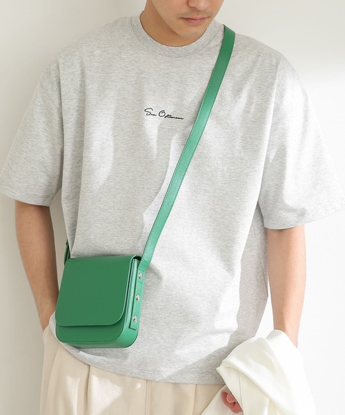 SENSE OF PLACE by URBAN RESEARCH（センスオブプレイスバイアーバンリサーチ）の「シシュウヘビーウエイトTシャツ(5分袖)（Tシャツ/カットソー・メンズ・アイボリー/グリーン/ライトグレー/ネイビー・MEDIUM/LARGE）」の18枚目の写真