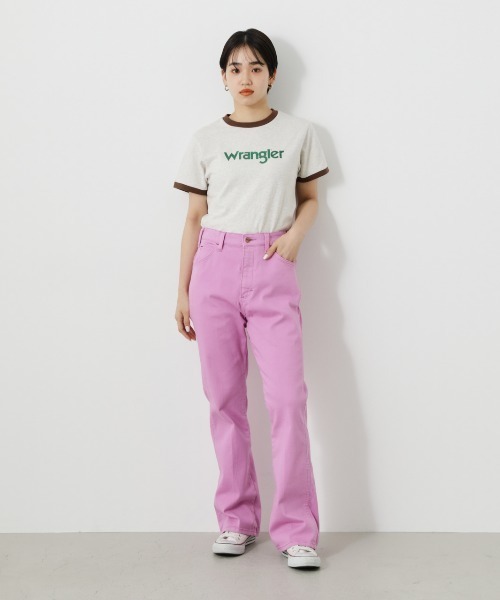 RODEO CROWNS WIDE BOWL(ロデオクラウンズワイドボウル)の「Wranglerパンツ(デニムパンツ・レディース・グリーン/ライトピンク/ブルー・X-SMALL/MEDIUM/SMALL)」の14枚目の写真