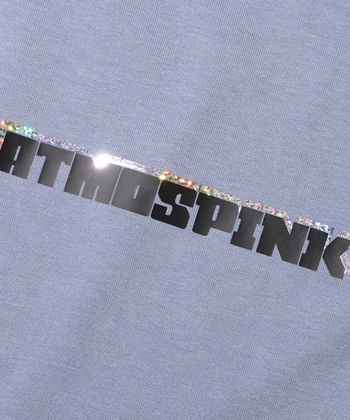 atmos pink（アトモスピンク）の「atmos pink ホログラムロゴ ちびタンク（タンクトップ・レディース・ホワイト/グレー/ブルー・FREE）」の9枚目の写真