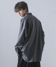 KUUUPY | Long Sleeve Basic Regular Collar Shirts - 長袖ベーシックレギュラーカラーシャツ(シャツ/ブラウス)
