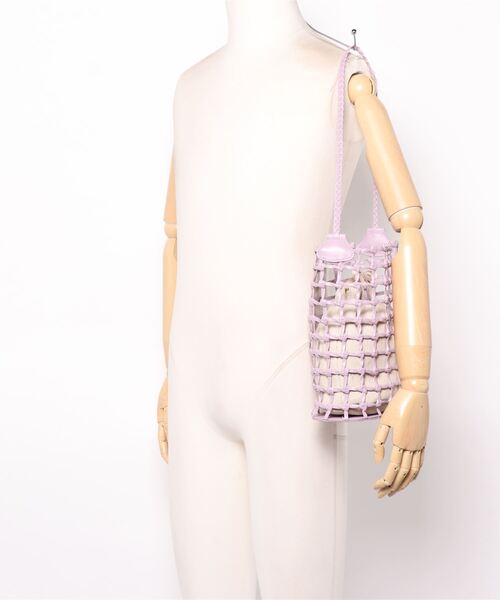 ALL ORDINARIES(オールオーディナリーズ)の「【At アット】巾着付きメッシュワンショルダー(ショルダーバッグ・レディース・イエロー/ラベンダー/アイボリー・FREE)」の7枚目の写真