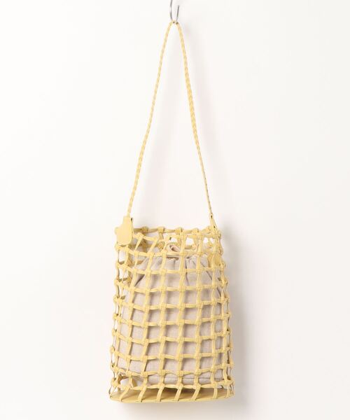 ALL ORDINARIES(オールオーディナリーズ)の「【At アット】巾着付きメッシュワンショルダー(ショルダーバッグ・レディース・イエロー/ラベンダー/アイボリー・FREE)」の9枚目の写真