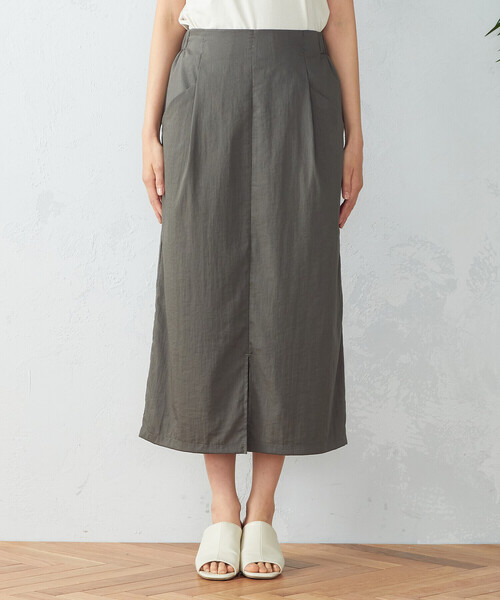 COMME CA ISM(コムサイズム)の「前スリット入り タイトスカート(スカート・レディース・ホワイト/ブラック/カーキ・SMALL/MEDIUM/LARGE)」の10枚目の写真