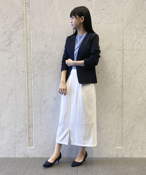COMME CA ISM(コムサイズム)の「前スリット入り タイトスカート(スカート・レディース・ホワイト/ブラック/カーキ・SMALL/MEDIUM/LARGE)」の19枚目の写真