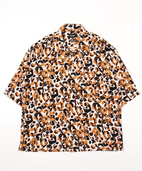 BEAMS（ビームス）の「BEAMS / アニマルプリント オープンカラー シャツ（シャツ/ブラウス・メンズ・ダークグリーン/ベージュ・SMALL/MEDIUM/LARGE/X-LARGE）」の9枚目の写真