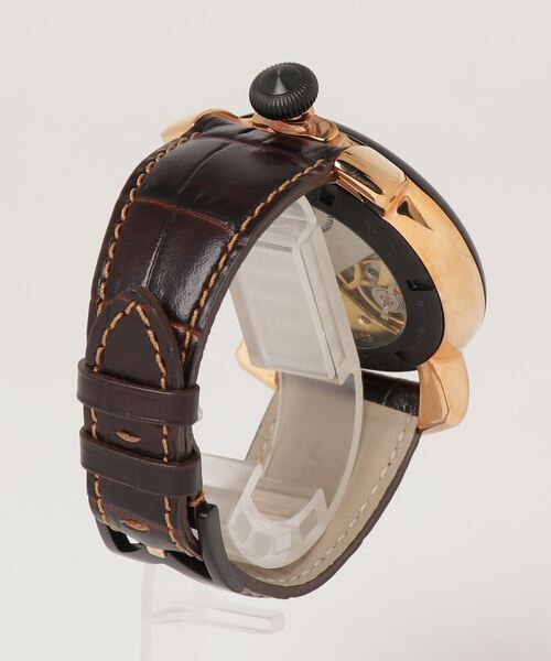 GaGa MILANO(ガガミラノ)の「GaGa MILANO/ガガミラノ MANUALE48MM 腕時計 501401S-BRW メンズ(アナログ腕時計・メンズ・ブラウン・FREE)」の2枚目の写真