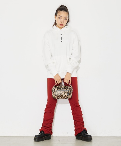 X-girl(エックスガール)の「FAUX LEATHER 2WAY SHOULDER BAG/フェイクレザー ショルダーバッグ/ハンドバッグ(ショルダーバッグ・レディース・ベージュ/ブラック・ONE SIZE)」の21枚目の写真