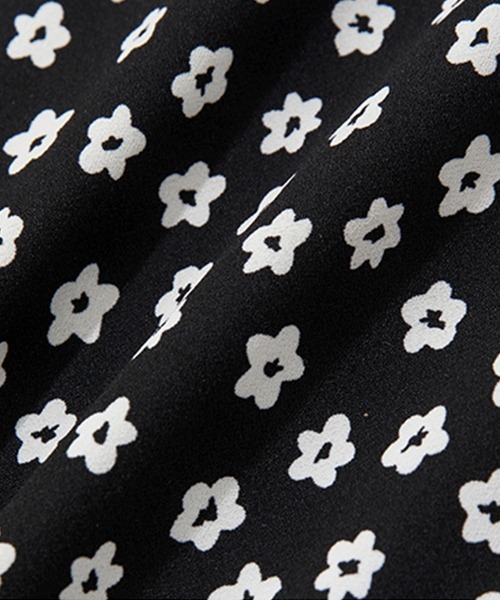Fano Studios(ファノ ストゥディオズ)の「【Fano Studios】High waist design floral drawstring short skirt FX22B030(スカート・レディース・ブラック・S/M/L)」の11枚目の写真