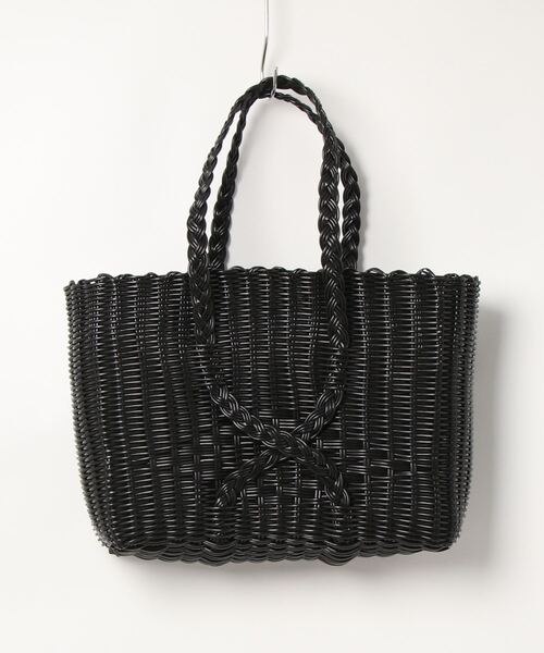 Allerleirauh(アラライラオ)の「「Allerleirauh chill/アラライラオ」ハンドルクロスメルカドバッグ(かごバッグ・レディース・ブラック/ホワイト・FREE)」の1枚目の写真